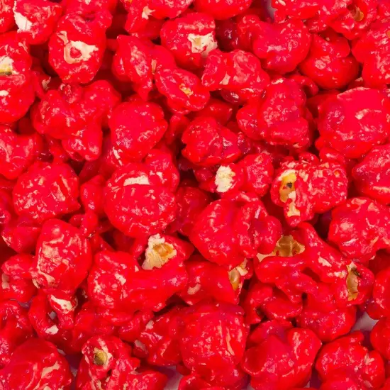 1 lb Red Candy Coated Popcorn Vanilla Flavored (1lb Bag) {1}