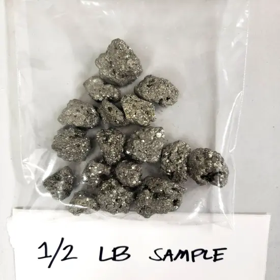 Pyrite Crystal Small Chunks - Rough Stones Bulk {4}