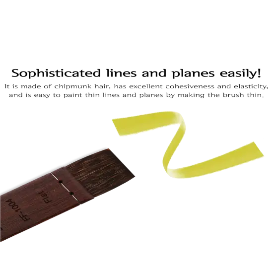 Herend Brush FF-1004 Flat Brush (Chipmunk) {6}