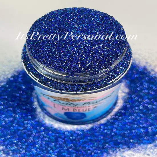 &ldquo;I&rsquo;m Blue&rdquo;- Holographic Fine {1}