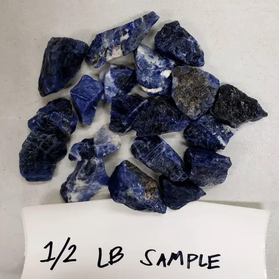 Sodalite Crystals - Rough Stones Bulk {4}