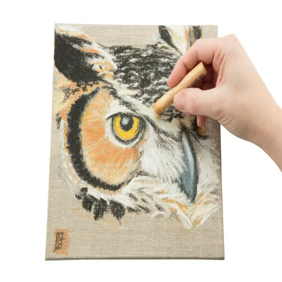 Senso Clear Primed Linen Panels Multipack - Multi-Media Canvas Panels for Oils, Acrylics, Pastels, & More! {3}