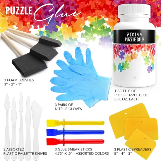Pixiss Puzzle Saver Glue Kit {2}