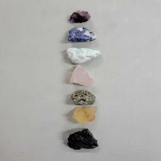 7 Chakra Crystals Beginner's Set {4}