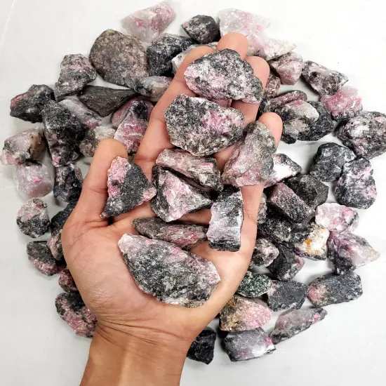 Rhodonite Crystals - Rough Stones Bulk {1}