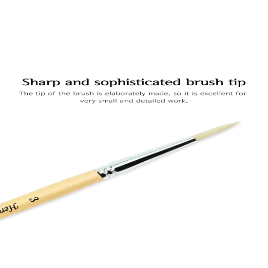 Herend Brush S-3300 Round Brush (Synthetic) {2}