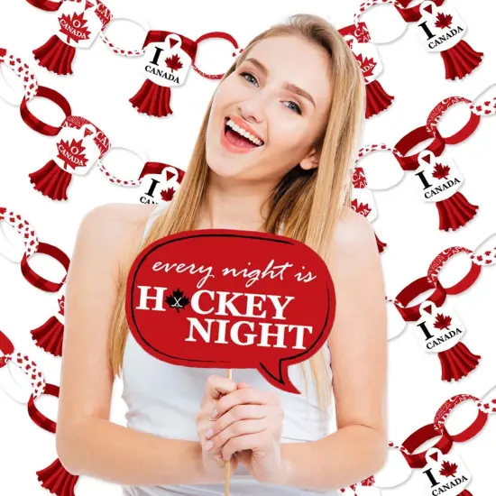 Big Dot of Happiness Canada Day - Banner and Photo Booth Decorations - Canada Party Supplies Kit - Doterrific Bundle {3}