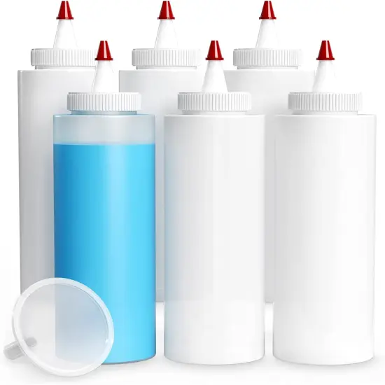 Pixiss Tie Dye Squeeze Bottles (8-Ounce) 6-Pack {1}