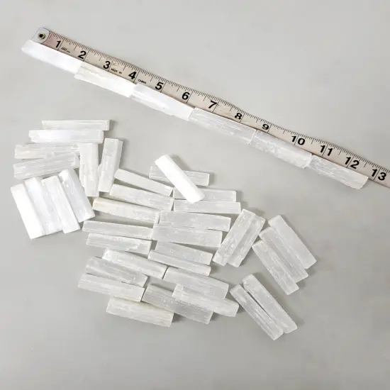 2" Selenite Crystal Sticks Bulk {4}