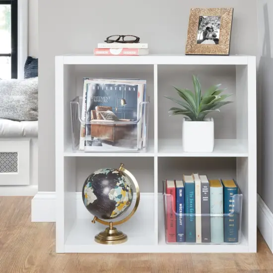 mDesign Household Plastic Storage Organizer Bin with Open Front {2}