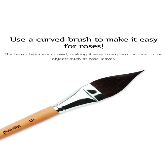 Herend Brush RF-8800 Flower Brush (Squirrel) {3}