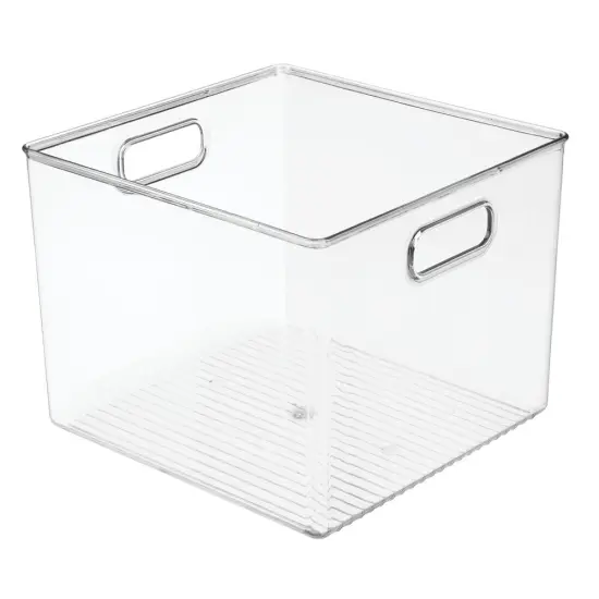 mDesign Plastic Bathroom Vanity Storage Organizer Bin with Handles {5}