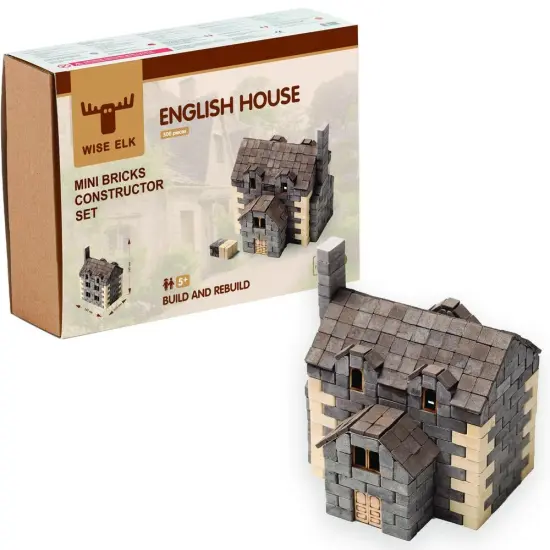 Mini Bricks Construction Set - English House {1}