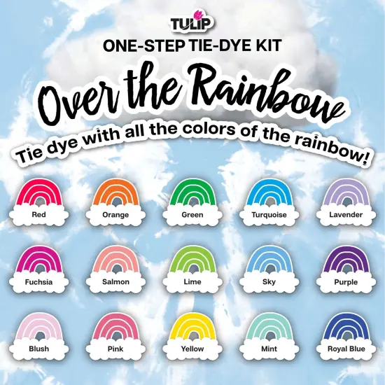 Tulip Over the Rainbow 15-Color One-Step Tie Dye Kit {5}