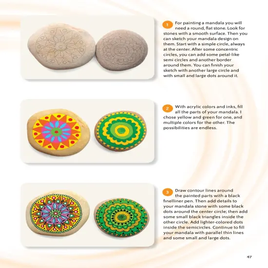 The Art Of Stone Painting-Softcover {7}