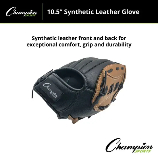 Leather & Vinyl 11" Baseball/Softball Glove {2}