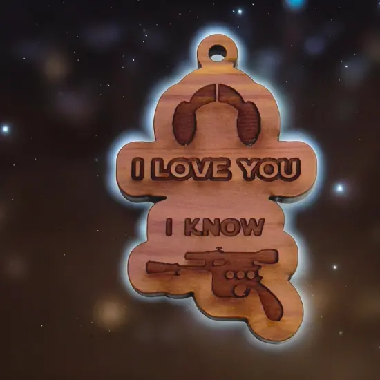 CEDAR I Love you I Know Ornament {6}