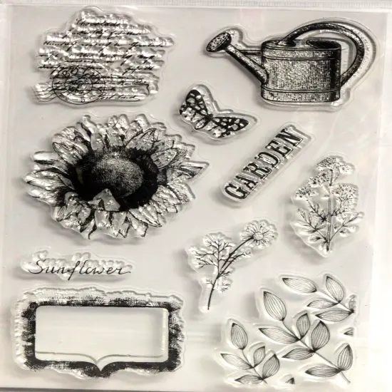 Designer Gardening Cling Stamps Set {1}