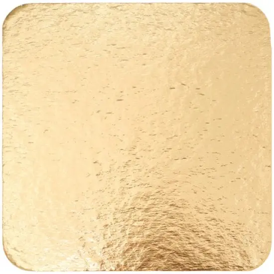 5" Square Gold cake board, 1-Count {1}
