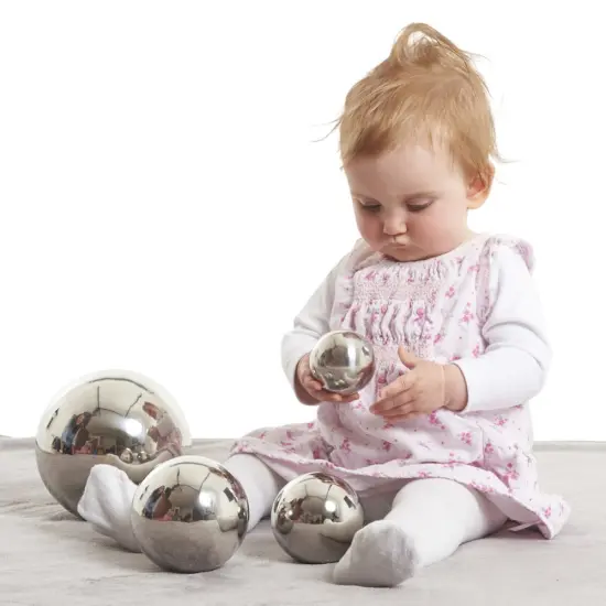 Learning Advantage Sensory Reflective Balls - Set of 4 {6}