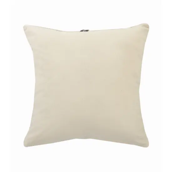 Laddha Home Designs 20" Black and Cream White Striped Square Throw Pillow {7}