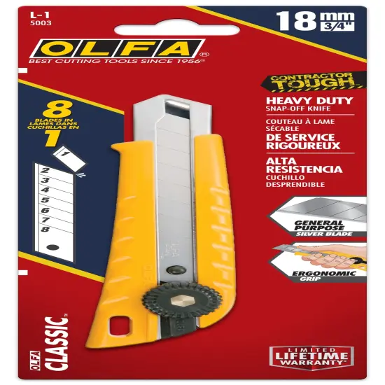 OLFA Ratchet Lock Utility Knife-18mm {1}