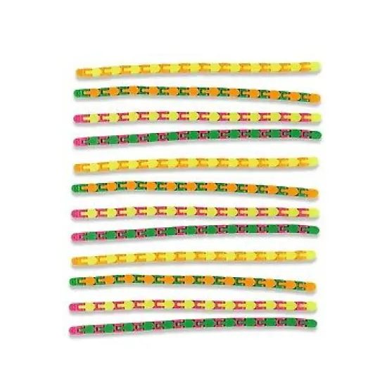 Wacky Tracks Finger Fidget Stress Reliever - Snap and Click ADHD, Sensory toy, SPD, ADD Stress Relief, Party Favor 4 Pack by Big Mo's Toys {4}