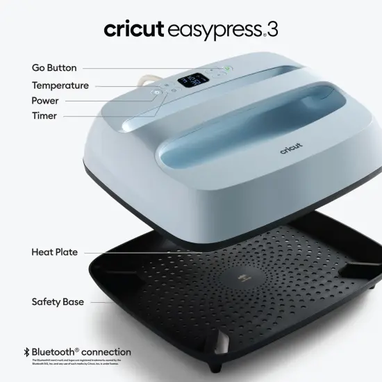 Cricut EasyPress 3 Heat Press Machine - 12 in x 10 in with Heat Mat {2}