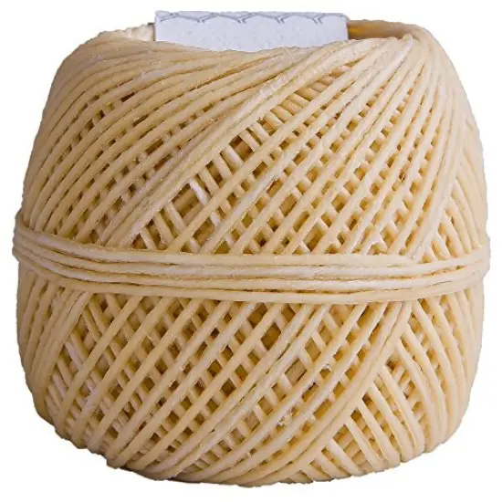 EricX Light Beeswax Hemp Wick,200 ft Spool,100% Organic Hemp Wick Well Coated with Beeswax,Standard Size(1.0mm) {4}