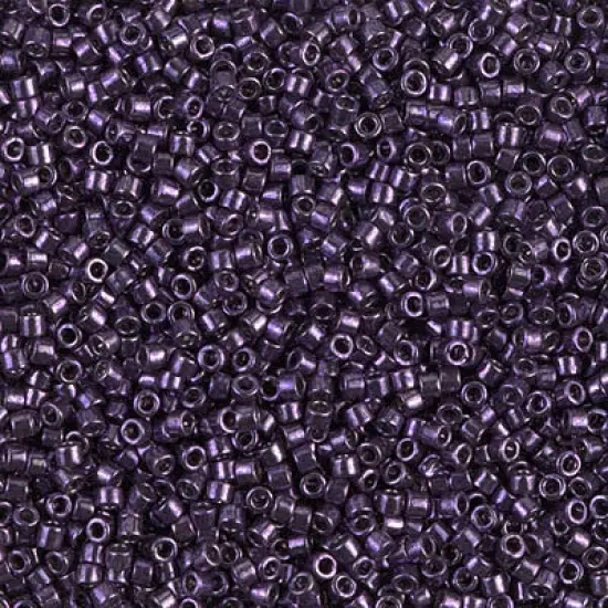 Miyuki Delica Bead 11/0 - DB0464 - Galvanized Eggplant {1}
