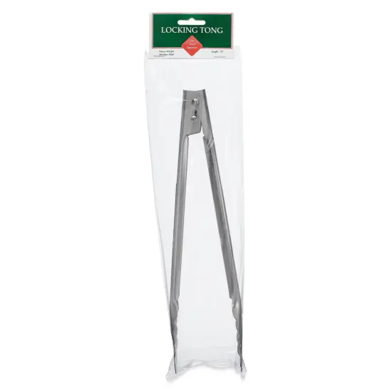 12 Inch Stainless Steel Locking Tongs {3}