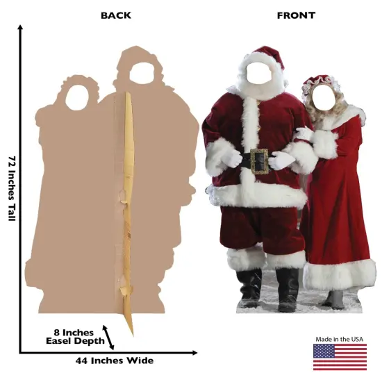 Santa & Mrs. Claus Standin {3}