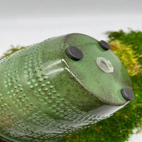 Planter 6" - Beaded Green {4}