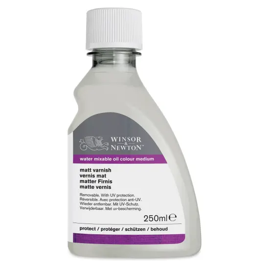 Winsor & Newton Artisan Water Mixable Varnish - Matte, 250 ml bottle {1}