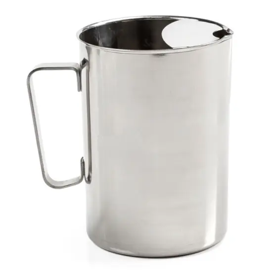 Lindy's Stainless Steel Pitcher, Retro Style with Ice Guard for Servings Drinks {1}