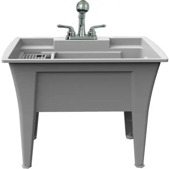 Jewel Laundry Tub Kit With Faucet 32" {1}