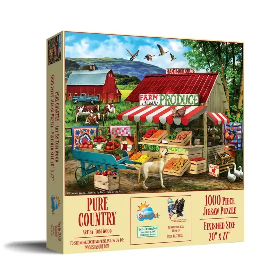 Sunsout Pure Country 1000 pc Jigsaw Puzzle 28980 {3}