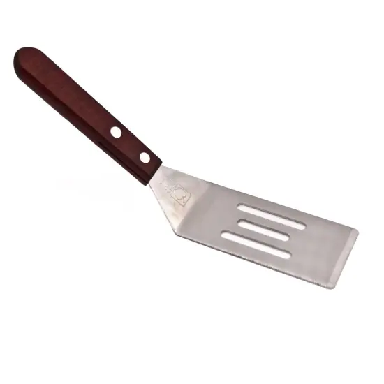 Mini Spatula Stainless Steel with Wood Handle {1}