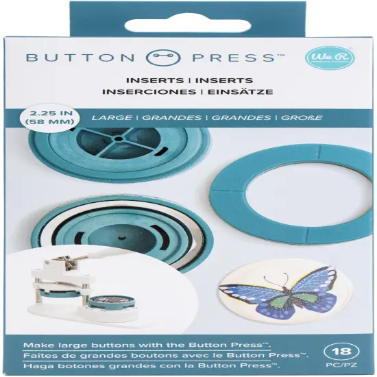 We R Button Press Inserts-Large (58mm) {1}