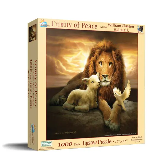Sunsout Trinity of Peace 1000 pc Jigsaw Puzzle 66026 {3}