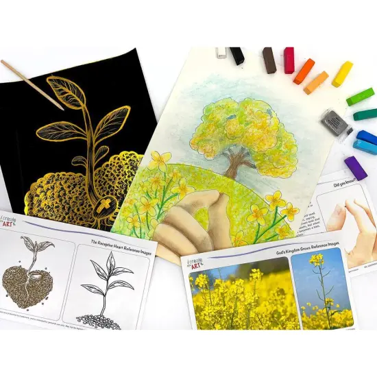 Christian Art Box K (God's Kingdom and Receptive Heart) {1}