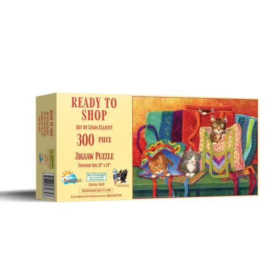 Sunsout Ready to Shop 300 pc Jigsaw Puzzle 31639 {2}