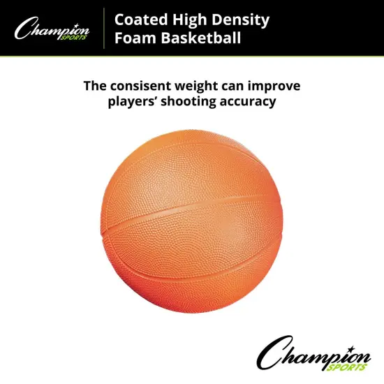 Coated High Density Foam Basketball, Size 3, Pack of 2 {4}