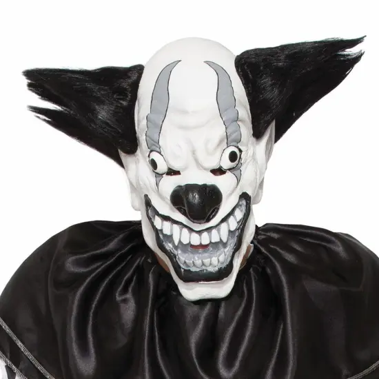 Evil Clown Bezerk Costume Mask Adult Men {1}