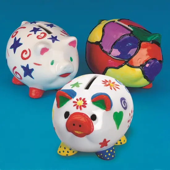 Piggy Banks Craft Kit (Pack of 12) {6}