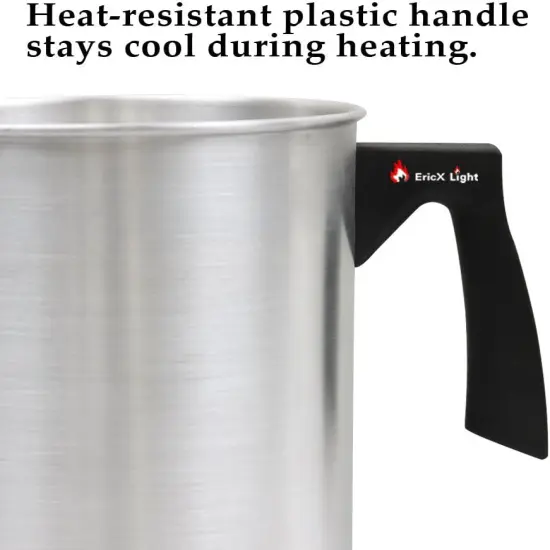 Candle Making Pouring Pot, 4 Pounds, Dripless Pouring Spout & Heat-Resisting Handle Designed Wax Melting Pot, Aluminum Construction Candle Making Pitcher {2}