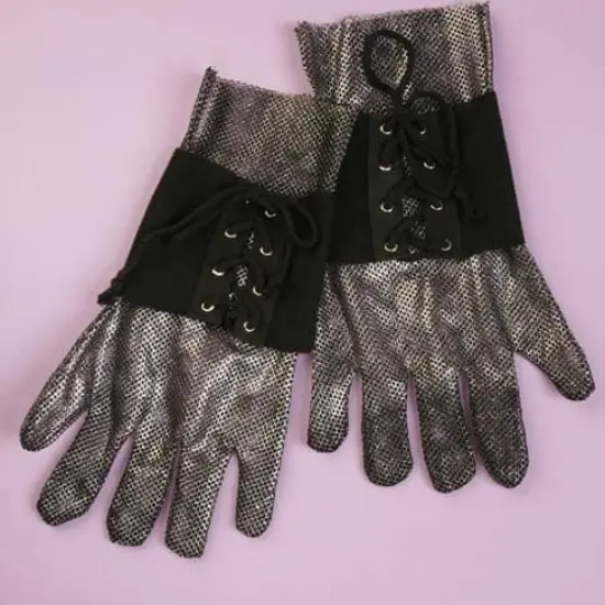 Knight Adult Costume Gloves {1}