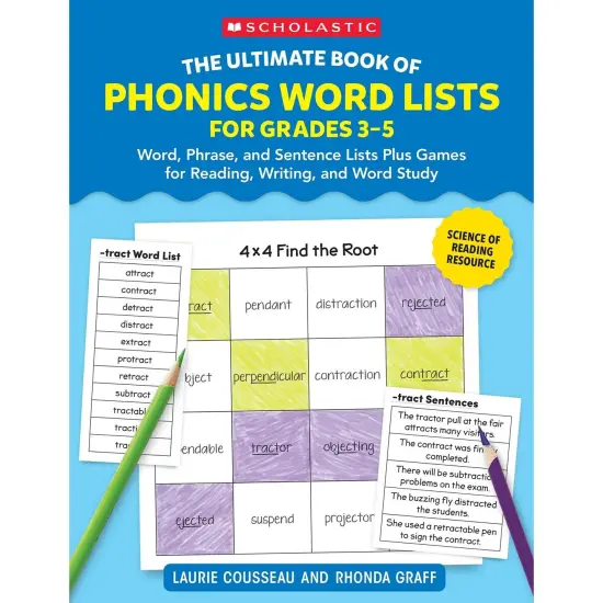 The Ultimate Book of Phonics Word Lists: Grades 3-5 {1}
