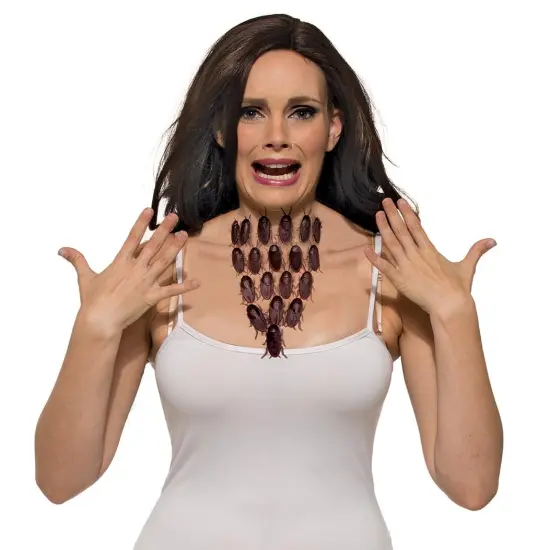 Cockroach Necklace Adult Costume Jewelry {1}