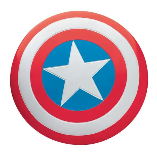 Captain America Deluxe Superhero Metal Shield Costume Accessory {1}